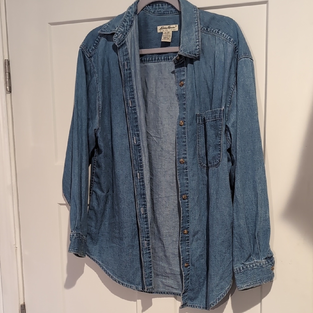 Eddie Bauer Blue Cotton Shirt